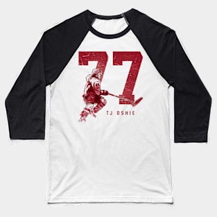 T.J. Oshie Washington Grunge Baseball T-Shirt